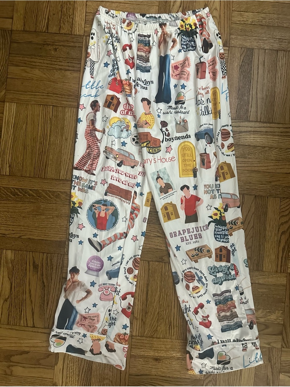 Harry Styles Harry’s House Pajama Lounge Pants Fan Made Size L
